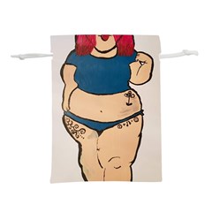 Sexy N Sassy Lightweight Drawstring Pouch (l) by Abigailbarryart