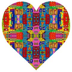 I 3 Wooden Puzzle Heart