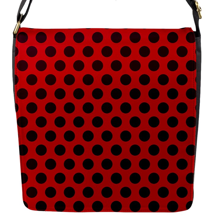 Summer dots Flap Closure Messenger Bag (S)