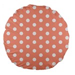 Lady Large 18  Premium Round Cushions Front