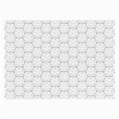 Hexagon Geometric Shape Large Glasses Cloth (2 Sides)