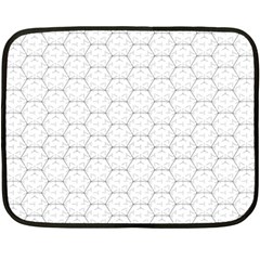 Hexagon Geometric Shape Double Sided Fleece Blanket (Mini) 