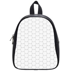 Hexagon Geometric Shape School Bag (Small)