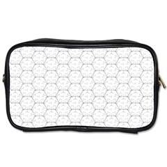 Hexagon Geometric Shape Toiletries Bag (Two Sides)