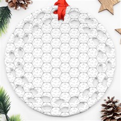 Hexagon Geometric Shape Ornament (Round Filigree)