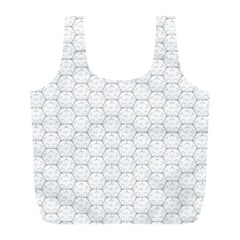 Hexagon Geometric Shape Full Print Recycle Bag (L)