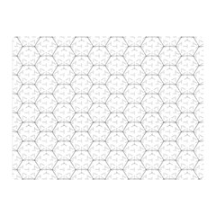 Hexagon Geometric Shape Double Sided Flano Blanket (Mini) 