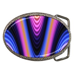 Wave Line Waveform Sound Purple Belt Buckles