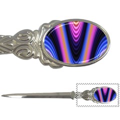 Wave Line Waveform Sound Purple Letter Opener