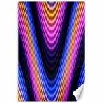 Wave Line Waveform Sound Purple Canvas 24  x 36  23.35 x34.74  Canvas - 1