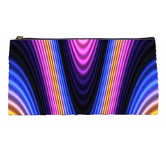 Wave Line Waveform Sound Purple Pencil Cases