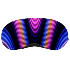 Wave Line Waveform Sound Purple Sleeping Mask