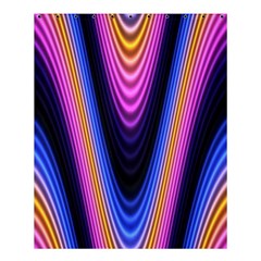 Wave Line Waveform Sound Purple Shower Curtain 60  x 72  (Medium) 