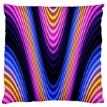 Wave Line Waveform Sound Purple Standard Flano Cushion Case (One Side) Front