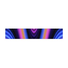 Wave Line Waveform Sound Purple Flano Scarf (Mini)