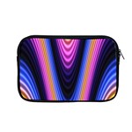 Wave Line Waveform Sound Purple Apple MacBook Pro 13  Zipper Case Front