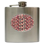 Pattern Textiles Hip Flask (6 oz) Front