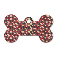 Pattern Textiles Dog Tag Bone (two Sides)