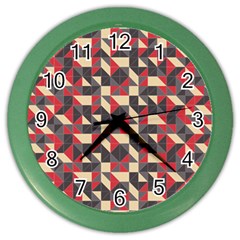 Pattern Textiles Color Wall Clock