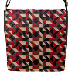 Pattern Textiles Flap Closure Messenger Bag (s)