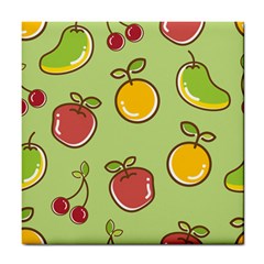 Seamless Healthy Fruit Tile Coaster by HermanTelo