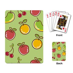 Seamless Healthy Fruit Playing Cards Single Design (rectangle) by HermanTelo