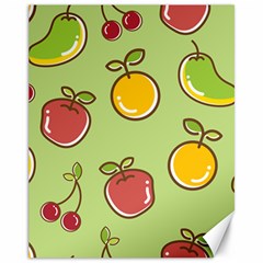 Seamless Healthy Fruit Canvas 11  X 14  by HermanTelo