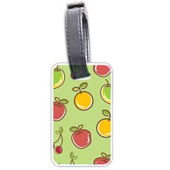 Seamless Healthy Fruit Luggage Tag (one Side) by HermanTelo