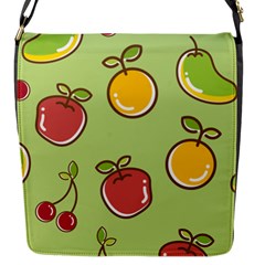 Seamless Healthy Fruit Flap Closure Messenger Bag (s) by HermanTelo