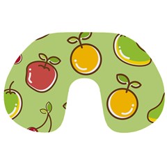 Seamless Healthy Fruit Travel Neck Pillow by HermanTelo