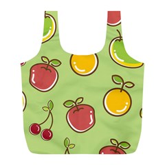 Seamless Healthy Fruit Full Print Recycle Bag (l)