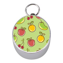 Seamless Healthy Fruit Mini Silver Compasses