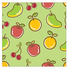 Seamless Healthy Fruit Large Satin Scarf (square) by HermanTelo