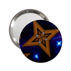 Star Background 2 25  Handbag Mirrors by HermanTelo