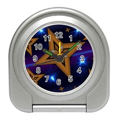 Star Background Travel Alarm Clock