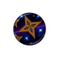 Star Background Hat Clip Ball Marker (4 Pack) by HermanTelo