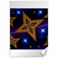 Star Background Canvas 12  X 18 