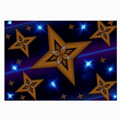 Star Background Large Glasses Cloth