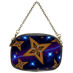 Star Background Chain Purse (one Side)