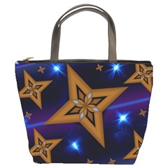 Star Background Bucket Bag