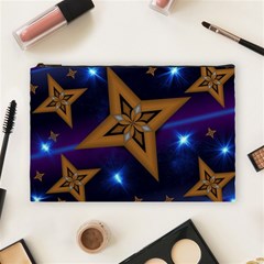 Star Background Cosmetic Bag (large)