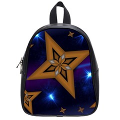 Star Background School Bag (small)