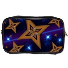 Star Background Toiletries Bag (two Sides)