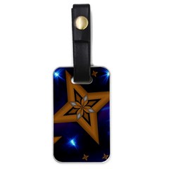 Star Background Luggage Tag (one Side)