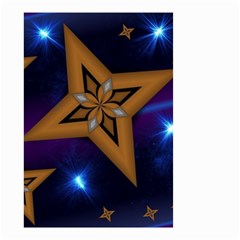 Star Background Small Garden Flag (two Sides)