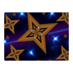 Star Background Double Sided Flano Blanket (mini) 