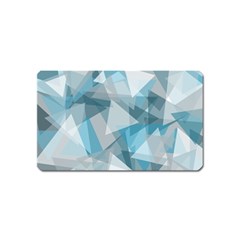 Triangle Blue Pattern Magnet (name Card)