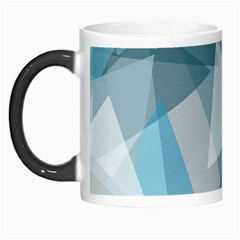 Triangle Blue Pattern Morph Mugs