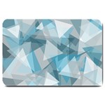 Triangle Blue Pattern Large Doormat  30 x20  Door Mat