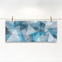 Triangle Blue Pattern Hand Towel